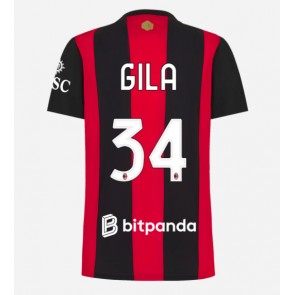 AC Milan Mario Gila #34 Domaci Dres za Ženska 2026-27 Kratak Rukavima